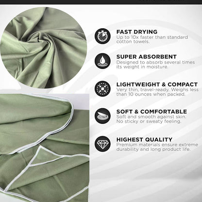 Magnetic & Super Absorbent Quick drying Outdoor Bath TowelS